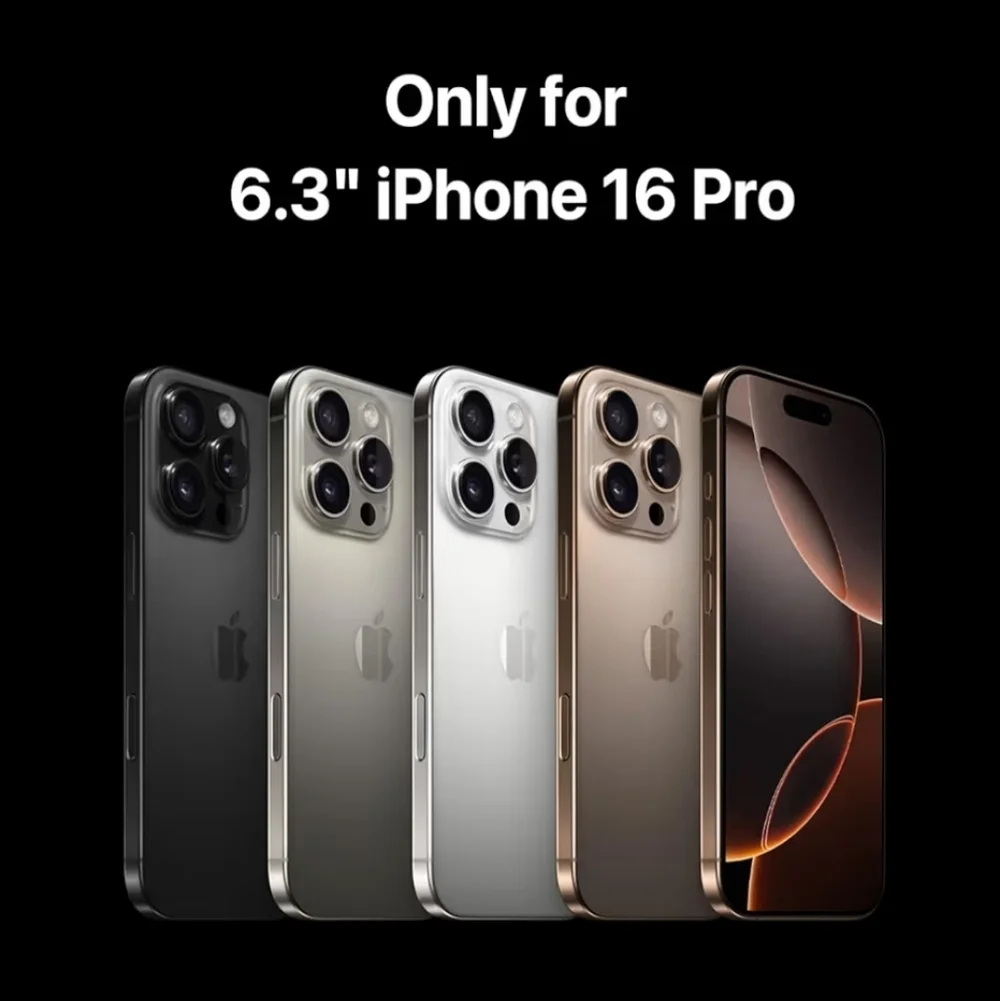 IPhone 16 Pro Case with 360° Stand